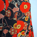 Le Monde Modes Vintage Groovy Flower Pattern Midi Dress Size 16 by SwapUp-Online Second Hand Store-Online Thrift Store