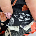 Le Monde Modes Vintage Groovy Flower Pattern Midi Dress Size 16 by SwapUp-Online Second Hand Store-Online Thrift Store