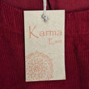 Karma East Corduroy Feel Scarlet Red Dress Size XL by SwapUp-Online Second Hand Store-Online Thrift Store