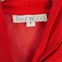 Fleur Wood Sheer Silk Scarlett Top Size S by SwapUp-Online Second Hand Store-Online Thrift Store