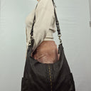 Liebeskin Berlin Chocolate Hobo Bag by SwapUp-Online Second Hand Store-Online Thrift Store