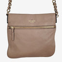 Kate Spade Taupe Flat Shoulder Bag by SwapUp-Online Second Hand Store-Online Thrift Store