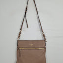 Kate Spade Taupe Flat Shoulder Bag by SwapUp-Online Second Hand Store-Online Thrift Store