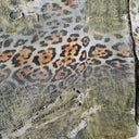 One Teaspoon Distressed Animal Print Oversized Shacket Jacket Size XL by SwapUp-Online Second Hand Store-Online Thrift Store