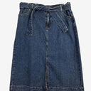 Elm Staple Mid Blue Denim Midi Skirt Size 14 by SwapUp-Online Second Hand Store-Online Thrift Store