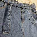 Elm Staple Mid Blue Denim Midi Skirt Size 14 by SwapUp-Online Second Hand Store-Online Thrift Store