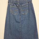 Elm Staple Mid Blue Denim Midi Skirt Size 14 by SwapUp-Online Second Hand Store-Online Thrift Store
