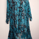 Smooth Semi Sheer Silk Flowing Jacket Size XXL by SwapUp-Online Second Hand Store-Online Thrift Store