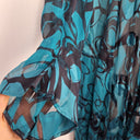 Smooth Semi Sheer Silk Flowing Jacket Size XXL by SwapUp-Online Second Hand Store-Online Thrift Store