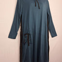 Foil High Neck Jersey Duo Midi Dress Size XL by SwapUp-Online Second Hand Store-Online Thrift Store