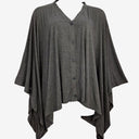 Bird Keepers Button Up Jersey Poncho Cape Size XXL by SwapUp-Online Second Hand Store-Online Thrift Store