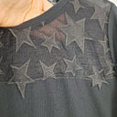 Scotch & Soda Sheer Star Accent Long Sleeve Top Size M by SwapUp-Online Second Hand Store-Online Thrift Store
