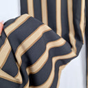 By Frankie Stylish Bronze Striped Pants Size S by SwapUp-Online Second Hand Store-Online Thrift Store