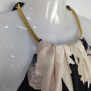 Calvin Klein Muted Flowers Gold Collar Dress Size S by SwapUp-Online Second Hand Store-Online Thrift Store