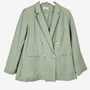 Heine Sage Double Breasted Blazer Size M by SwapUp-Online Second Hand Store-Online Thrift Store
