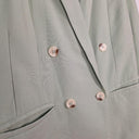 Heine Sage Double Breasted Blazer Size M by SwapUp-Online Second Hand Store-Online Thrift Store