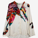 Desigual Everyday Vibrant Colarless Blouse Size XXL by SwapUp-Online Second Hand Store-Online Thrift Store