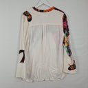 Desigual Everyday Vibrant Colarless Blouse Size XXL by SwapUp-Online Second Hand Store-Online Thrift Store
