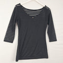 Guess Mesh Striped Sweatheart Top Size M by SwapUp-Online Second Hand Store-Online Thrift Store