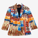 Assorted Brands Colourful Tailored Pixel Blazer Size M by SwapUp-Online Second Hand Store-Online Thrift Store