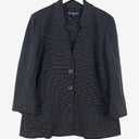 Sportscraft Classic Navy Striped Jersey Blazer Size 18 by SwapUp-Online Second Hand Store-Online Thrift Store