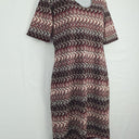 Gerry Weber Burgundy Embroidered Fitted Midi Dress Size M by SwapUp-Online Second Hand Store-Online Thrift Store