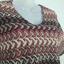 Gerry Weber Burgundy Embroidered Fitted Midi Dress Size M by SwapUp-Online Second Hand Store-Online Thrift Store