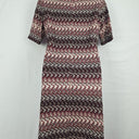 Gerry Weber Burgundy Embroidered Fitted Midi Dress Size M by SwapUp-Online Second Hand Store-Online Thrift Store
