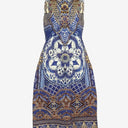 Camilla Cobalt Embellished Scuba Midi Dress Size 12 by SwapUp-Online Second Hand Store-Online Thrift Store