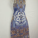 Camilla Cobalt Embellished Scuba Midi Dress Size 12 by SwapUp-Online Second Hand Store-Online Thrift Store