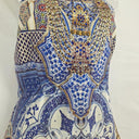 Camilla Cobalt Embellished Scuba Midi Dress Size 12 by SwapUp-Online Second Hand Store-Online Thrift Store