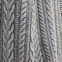 Grab Denim Washed Look Cable Knit Cardigan Size 14 by SwapUp-Online Second Hand Store-Online Thrift Store