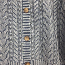 Grab Denim Washed Look Cable Knit Cardigan Size 14 by SwapUp-Online Second Hand Store-Online Thrift Store