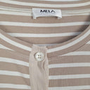 Mela Purdie Latte Button Up Duo Top Size 16 by SwapUp-Online Second Hand Store-Online Thrift Store