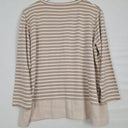Mela Purdie Latte Button Up Duo Top Size 16 by SwapUp-Online Second Hand Store-Online Thrift Store