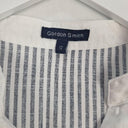 Gordon Smith Timeless Semi Sheer Striped Linen Top Size 12 by SwapUp-Online Second Hand Store-Online Thrift Store
