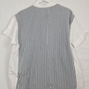 Gordon Smith Timeless Semi Sheer Striped Linen Top Size 12 by SwapUp-Online Second Hand Store-Online Thrift Store