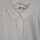 Crisp Semi Sheer Office Staple Dress Blouse Size 14 by SwapUp-Online Second Hand Store-Online Thrift Store