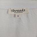 Threadz Gold Glitter Champagne V-Neck T-shirt Size M by SwapUp-Online Second Hand Store-Online Thrift Store