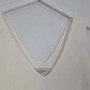 Serafina Ribbed Deep V Fitted Top Size 14 by SwapUp-Online Second Hand Store-Online Thrift Store