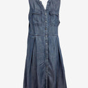 Sportscraft Everyday Button Up Light Denim Midi Dress Size 14 by SwapUp-Online Second Hand Store-Online Thrift Store