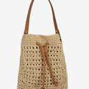 Seed Natural Crochet Shoulder Bag Bag Size NONE by SwapUp-Online Second Hand Store-Online Thrift Store