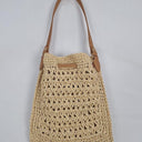 Seed Natural Crochet Shoulder Bag Bag Size NONE by SwapUp-Online Second Hand Store-Online Thrift Store