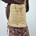 Seed Natural Crochet Shoulder Bag Bag Size NONE by SwapUp-Online Second Hand Store-Online Thrift Store