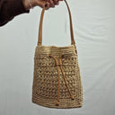 Seed Natural Crochet Shoulder Bag Bag Size NONE by SwapUp-Online Second Hand Store-Online Thrift Store