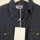 One Teaspoon Distressed Indigo Capri Liberty Shirt Size S by SwapUp-Online Second Hand Store-Online Thrift Store
