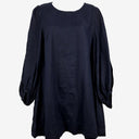 Seed Navy Puff Sleeved Mini Dress Size 10 by SwapUp-Online Second Hand Store-Online Thrift Store