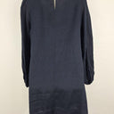 Seed Navy Puff Sleeved Mini Dress Size 10 by SwapUp-Online Second Hand Store-Online Thrift Store