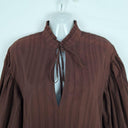 Shona Joy Chocolate Ella Balloon Sleeve Mini Dress Size 10 by SwapUp-Online Second Hand Store-Online Thrift Store