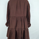 Shona Joy Chocolate Ella Balloon Sleeve Mini Dress Size 10 by SwapUp-Online Second Hand Store-Online Thrift Store